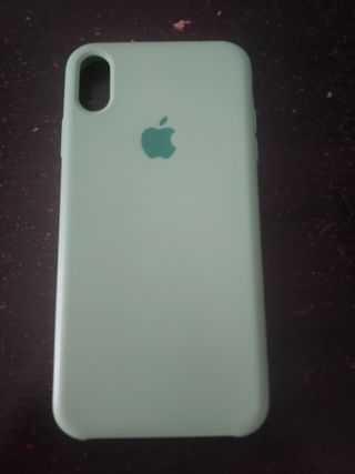 Funda iPhone XS Max color verde lima claro