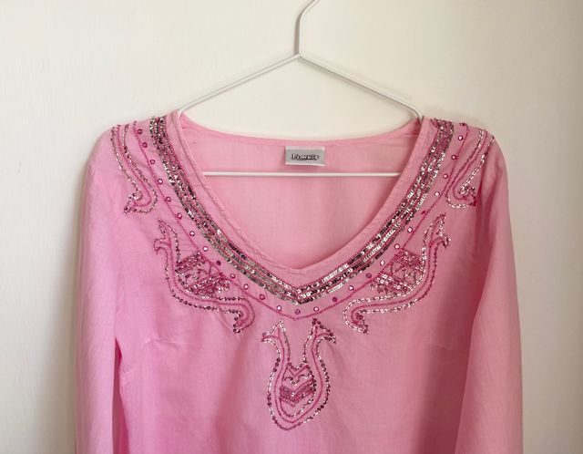 Blusa rosa fucsia sfumata vintage marcata Pimkie