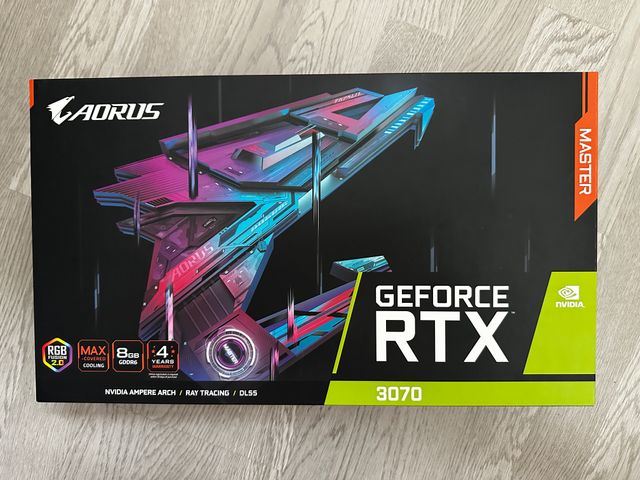 TARJETA GRAFICA NVIDIA AORUS GEFORCE RTX 3070