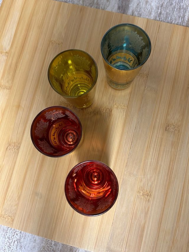 Juego de vasos de té arabe