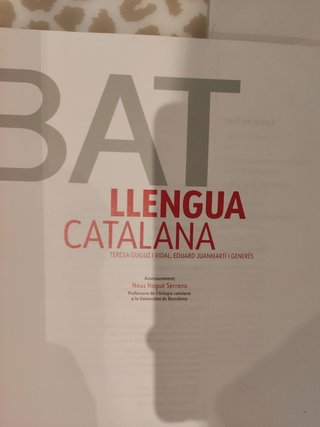 Libro catalán 2 bachillerato