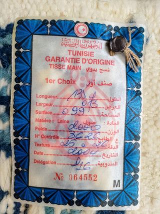 Tappeto tunisino originale