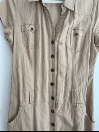 Vestido vintage beige