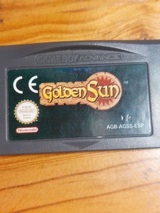 GOLDEN SUN GBA SP PAL ESPAÑA COMPLETO