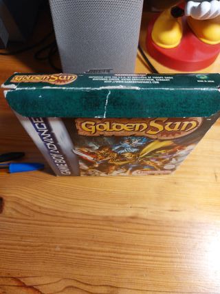 GOLDEN SUN GBA SP PAL ESPAÑA COMPLETO