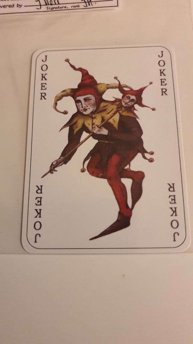 Joker Carta da Gioco Biglietto da visita