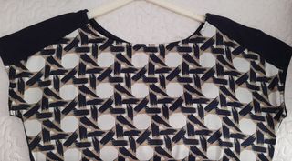 Camiseta/blusa estampada, de Precchio 