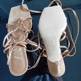 Sandalias de piel tipo romanas