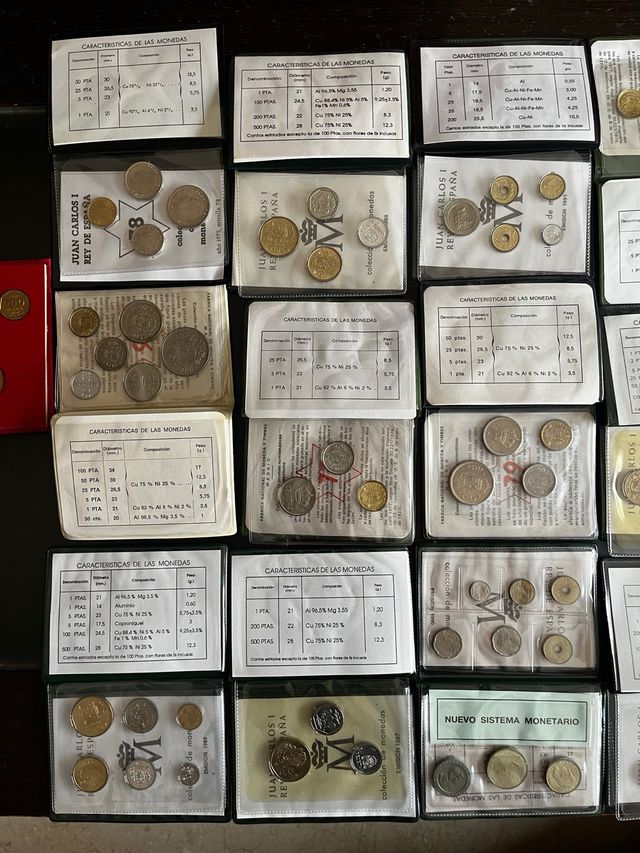 Series numismatica monedas España