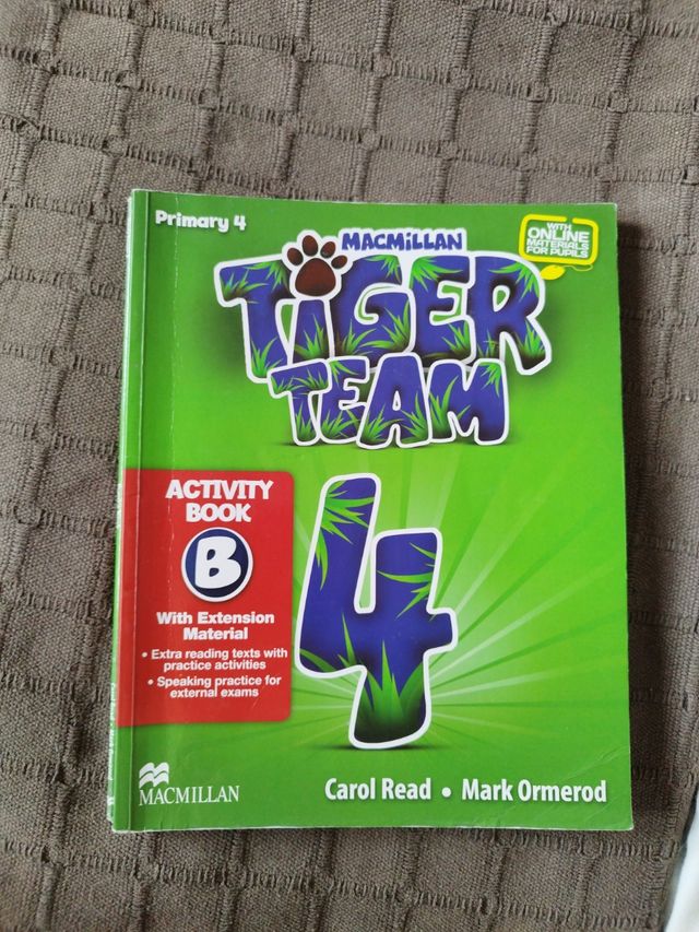 Libro Inglés Tiger Team 4 Primaria