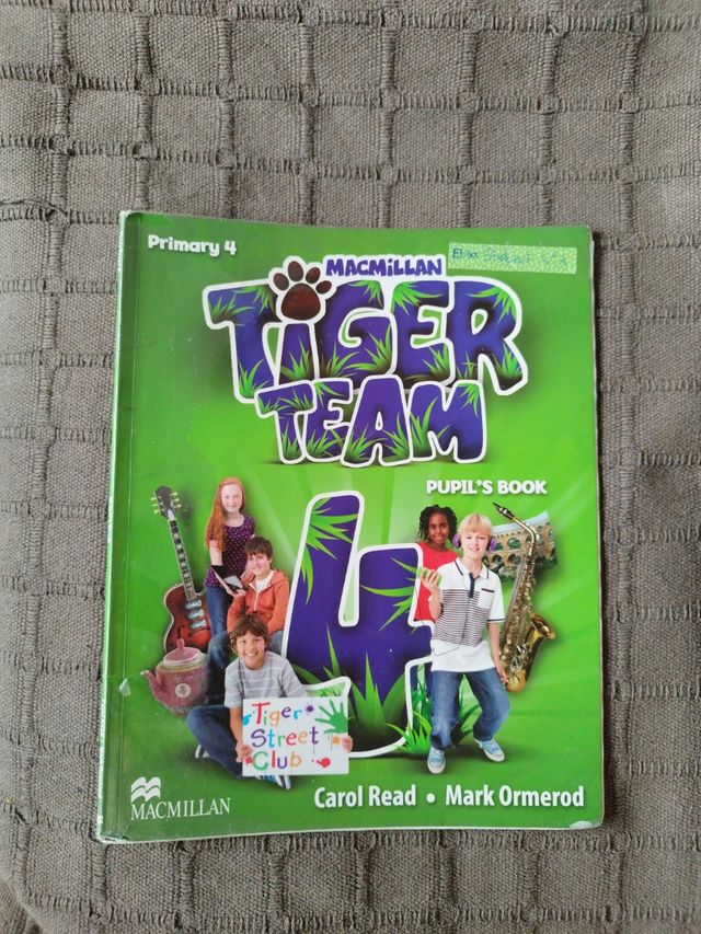 Libro Inglés Tiger Team 4 Primaria