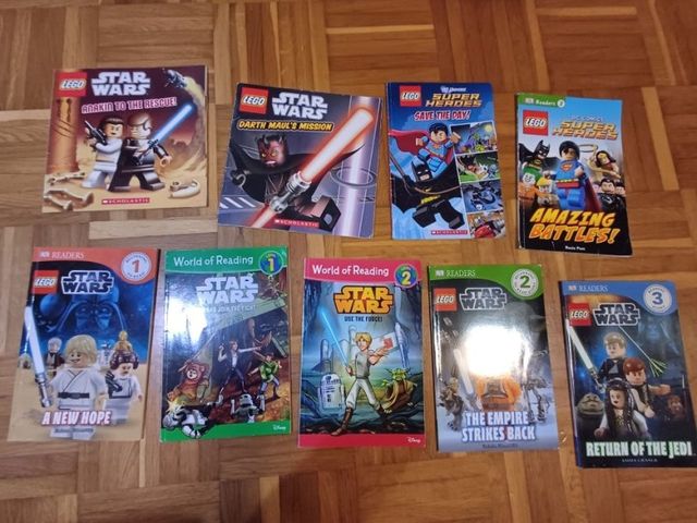 Libros infantiles Star Wars-Superhéroes en inglés