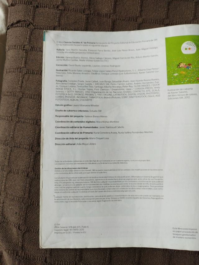 Libro Ciencias Sociales 4 Primaria