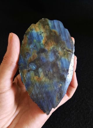 Labradorita Tallada Cabeza de León