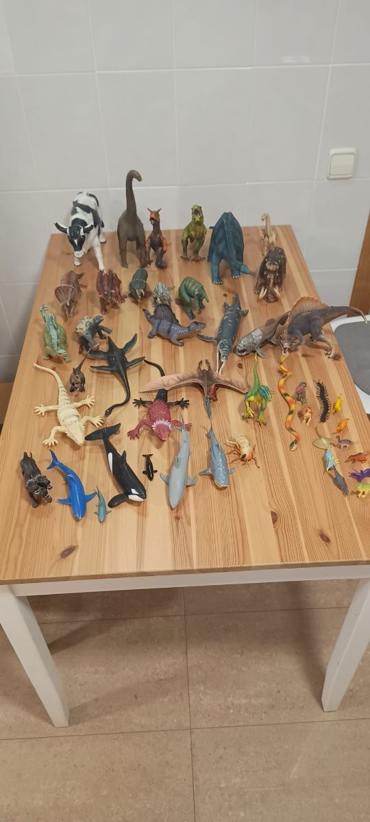 Dinosaurios, Animales acuáticos, figuras