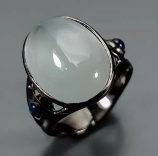 Anillo Aguamarina Natural Plata 925
