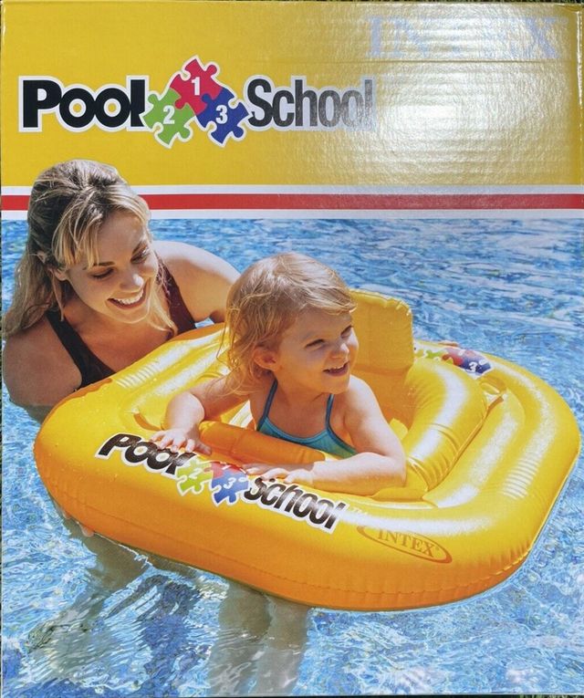 Flotador bebe Step 1 Baby Float Pool School Intex