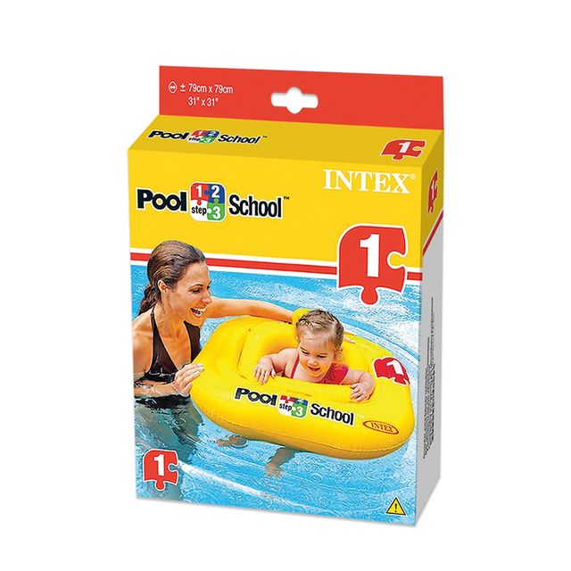 Flotador bebe Step 1 Baby Float Pool School Intex