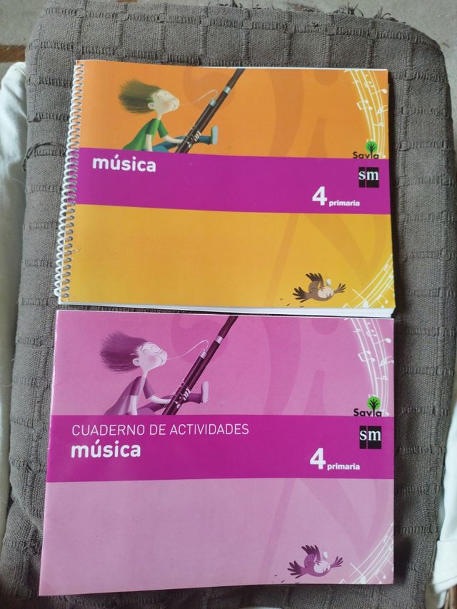 Libro y cuaderno Música 4 Primaria