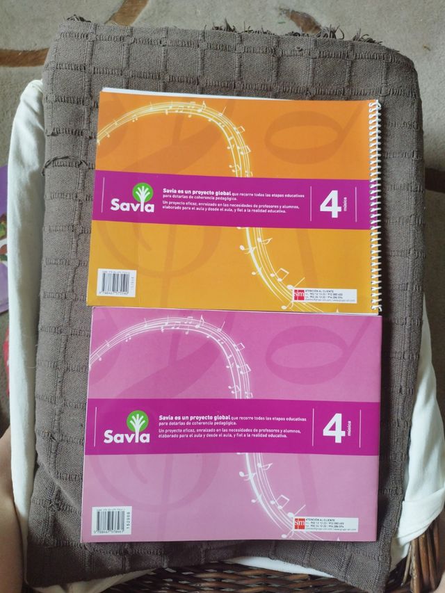 Libro y cuaderno Música 4 Primaria