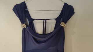Vestido de fiesta azul