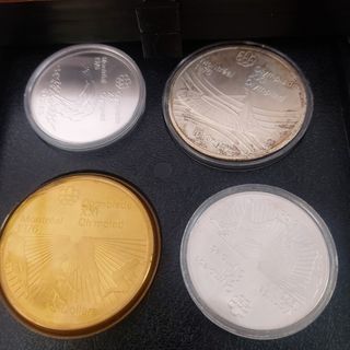 Monedas plata Montreal 76