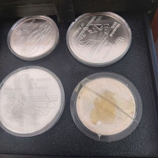 Monedas plata Montreal 76