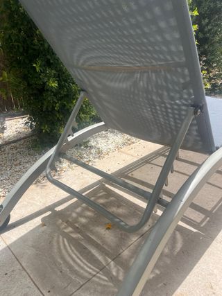 4 tumbonas jardin/piscina
