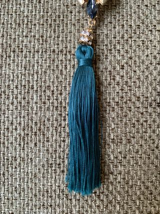 Pendientes verdes de Zara