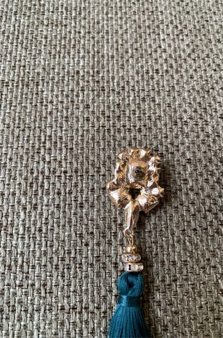 Pendientes verdes de Zara