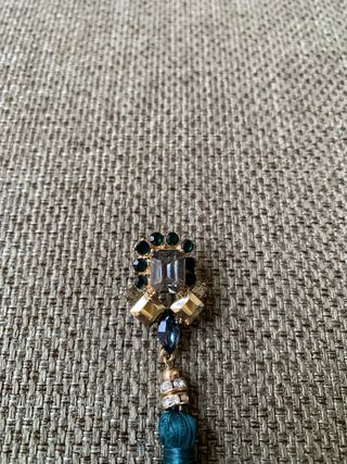 Pendientes verdes de Zara