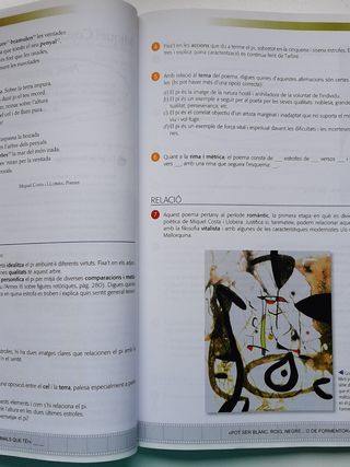 Literatura catalana bachillerato