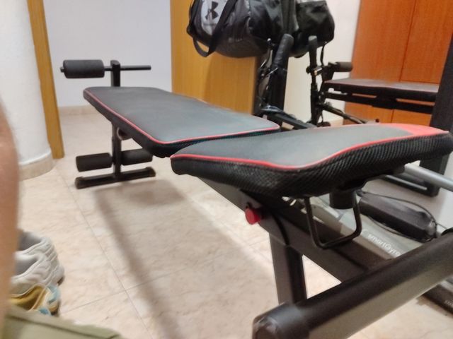 Banco pesas  , bench press domyos