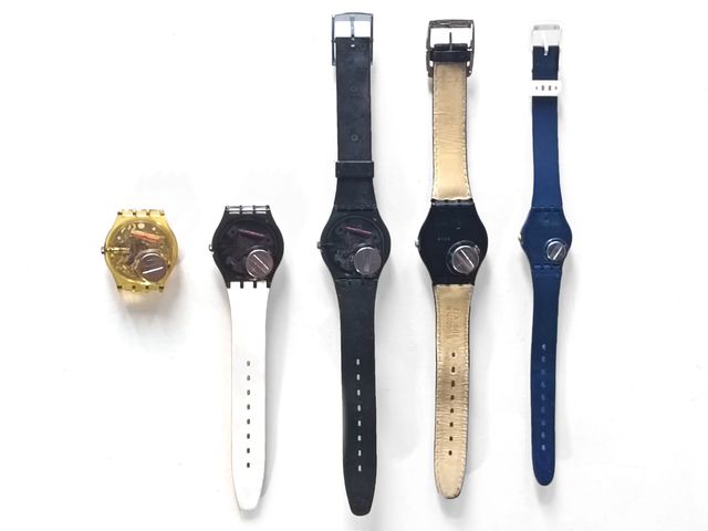 Lote de 5 relojes Swatch - funcionan