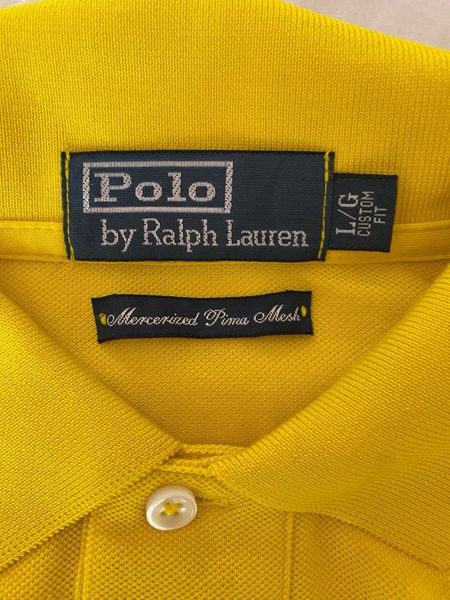 Polo da uomo gialla marca Polo RL