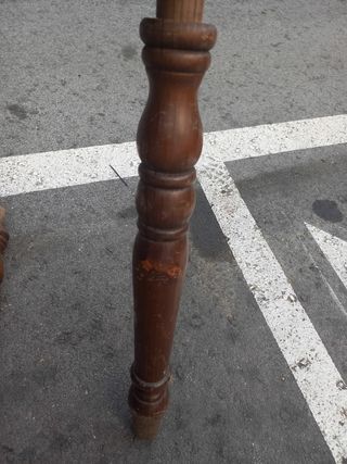 15 patas de madera