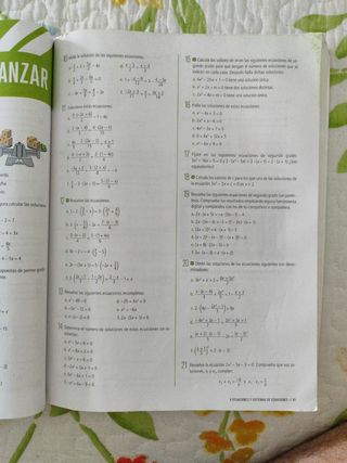 Matemáticas secundaria - 3° ESO