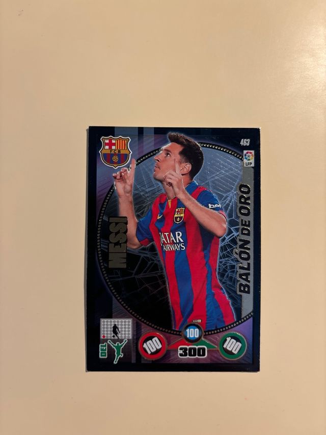 Cromo Messi Balon de Oro