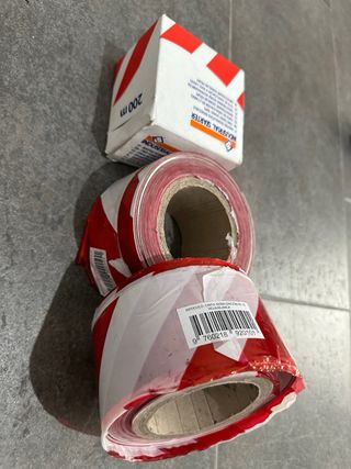 Cinta señalización 2 caras.