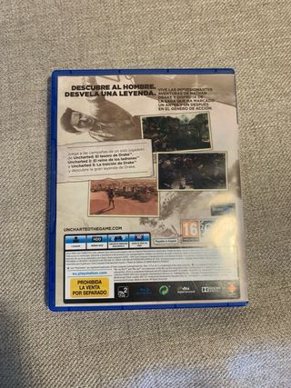 Pack de tres juegos de accion de ps4(uncharted etc