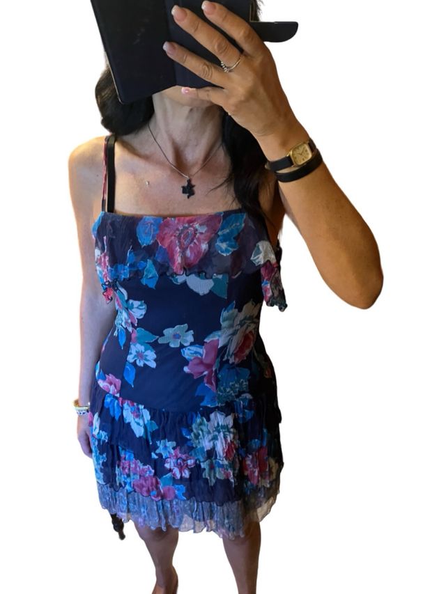 Abito Iko 100% seta tg 42 ita eur 38