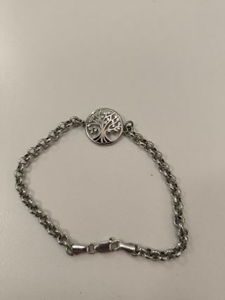 Pulsera de plata árbol de la vida