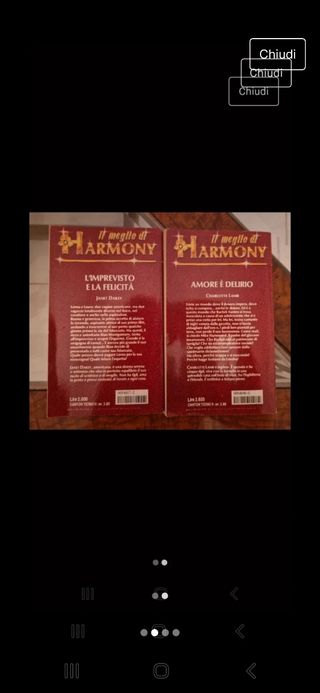 Set 3 libri Harmony