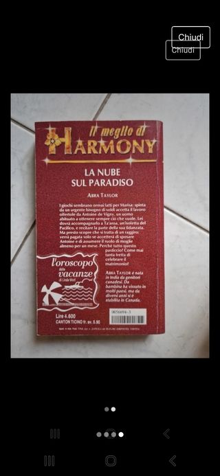 Set 3 libri Harmony