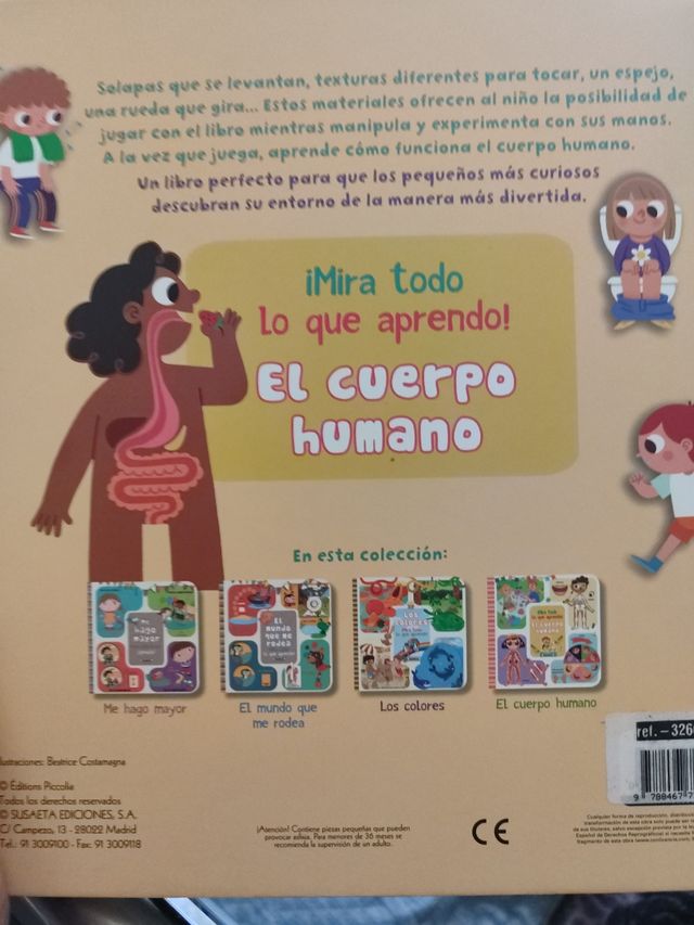 El cuerpo humano, libro infantil