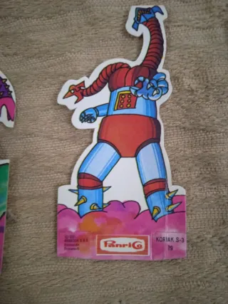 11 CROMOS TROQUELADOS MAZINGER Z 1978 PANRICO TOEI