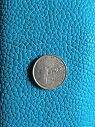 Moneda 5pesetas islas baleares año 1997