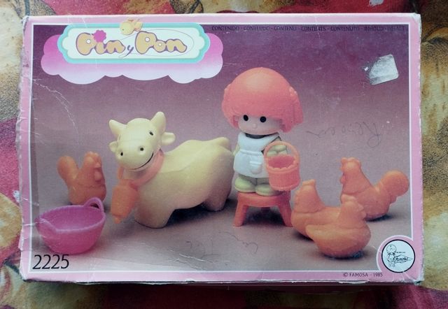 Pin y Pon. Granjera. Con caja y completa. 80s.