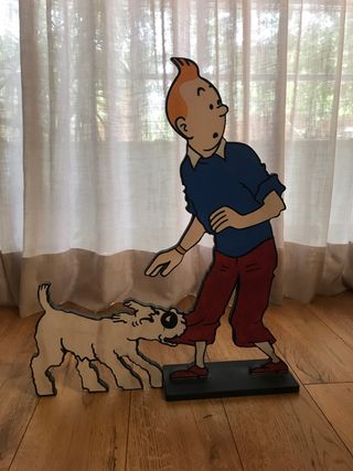 Figura Tintín y Milú