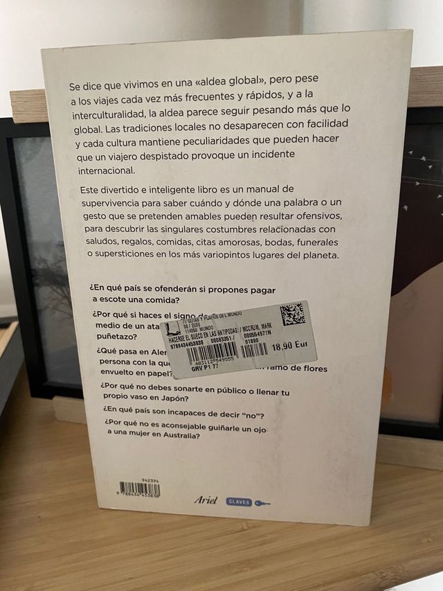 Hacerse el sueco en las antipodas